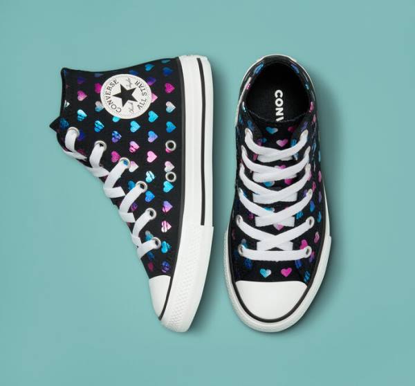 Chuck taylor all on sale star hearts high top