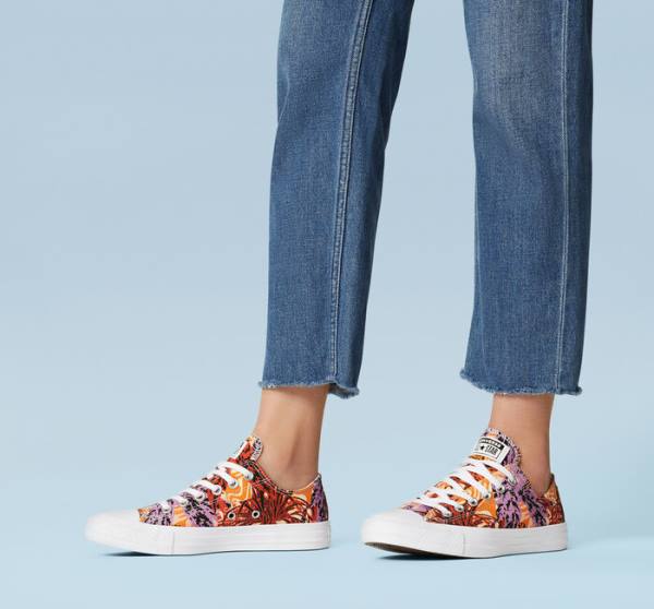 Chuck taylor all star paradise prints discount lift low top