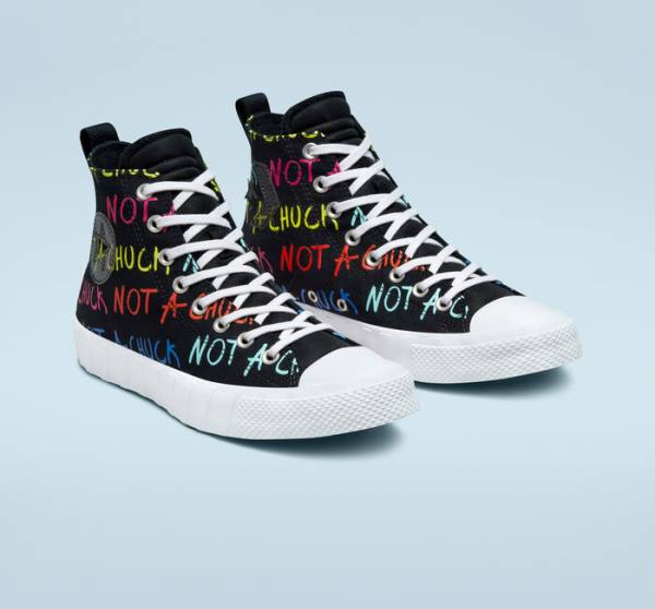 Converse High Tops Shoes In Delhi UNT1TL3D Mens Black White